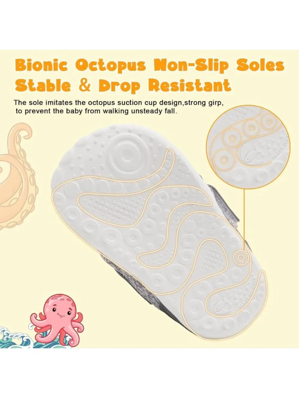 Breathable Infant Sneakers for Boys & Girls | Slip-On Toddler Walking Shoes